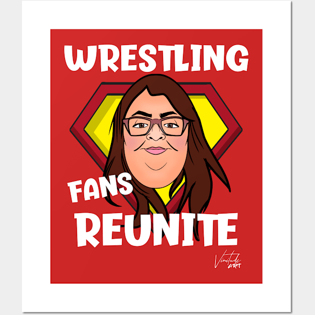 WweBritGirl Wrestling Fans Reunite Wall Art by WweBritGirl